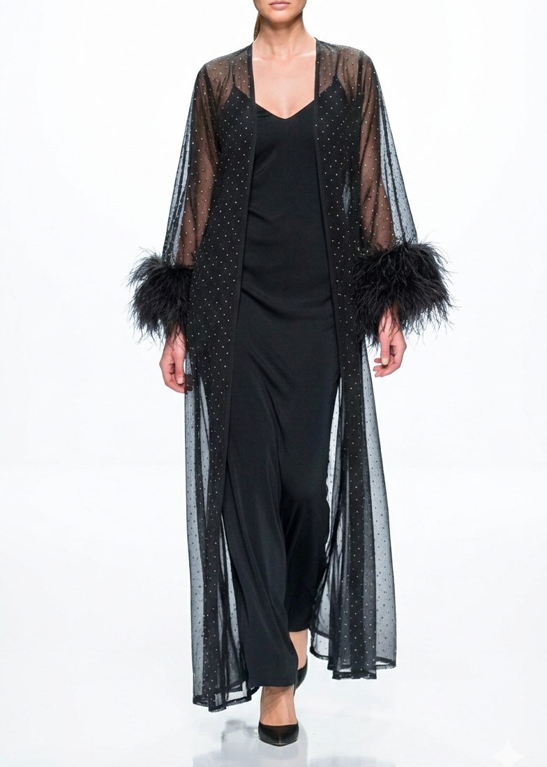 Noir Élégance Abaya