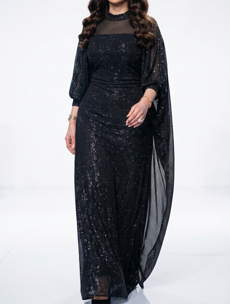 Noir Éclat Gown