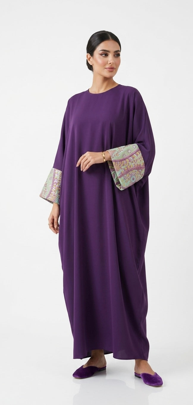 Lavender Grace abaya
