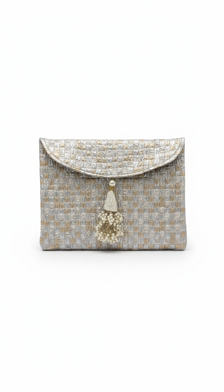 Blanc Or Clutch