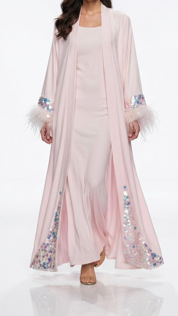 Rosé Lumière Abaya